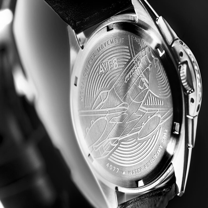 P-51 MUSTANG AV-4077-01 (Seiko VK68 Mekanizmalı) Erkek Kol Saati - Thumbnail