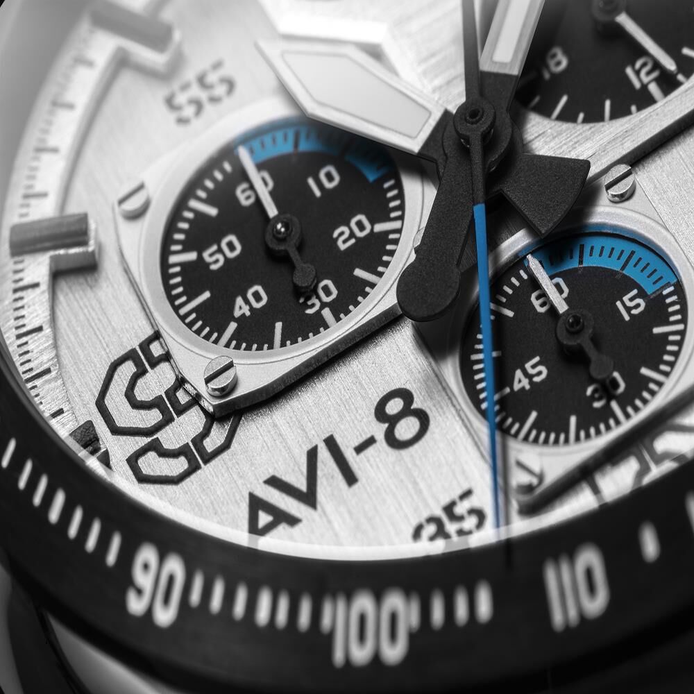 P-51 MUSTANG AV-4077-01 (Seiko VK68 Mekanizmalı) Erkek Kol Saati