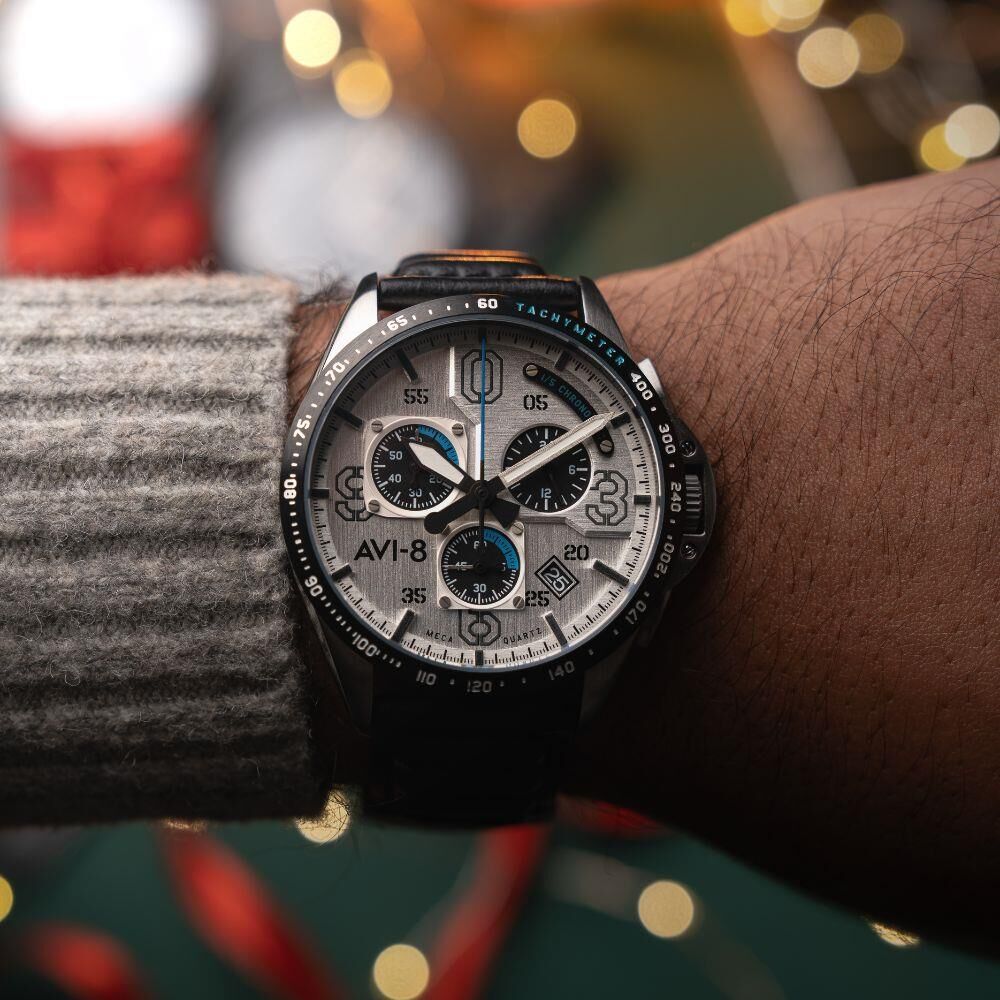 P-51 MUSTANG AV-4077-01 (Seiko VK68 Mekanizmalı) Erkek Kol Saati