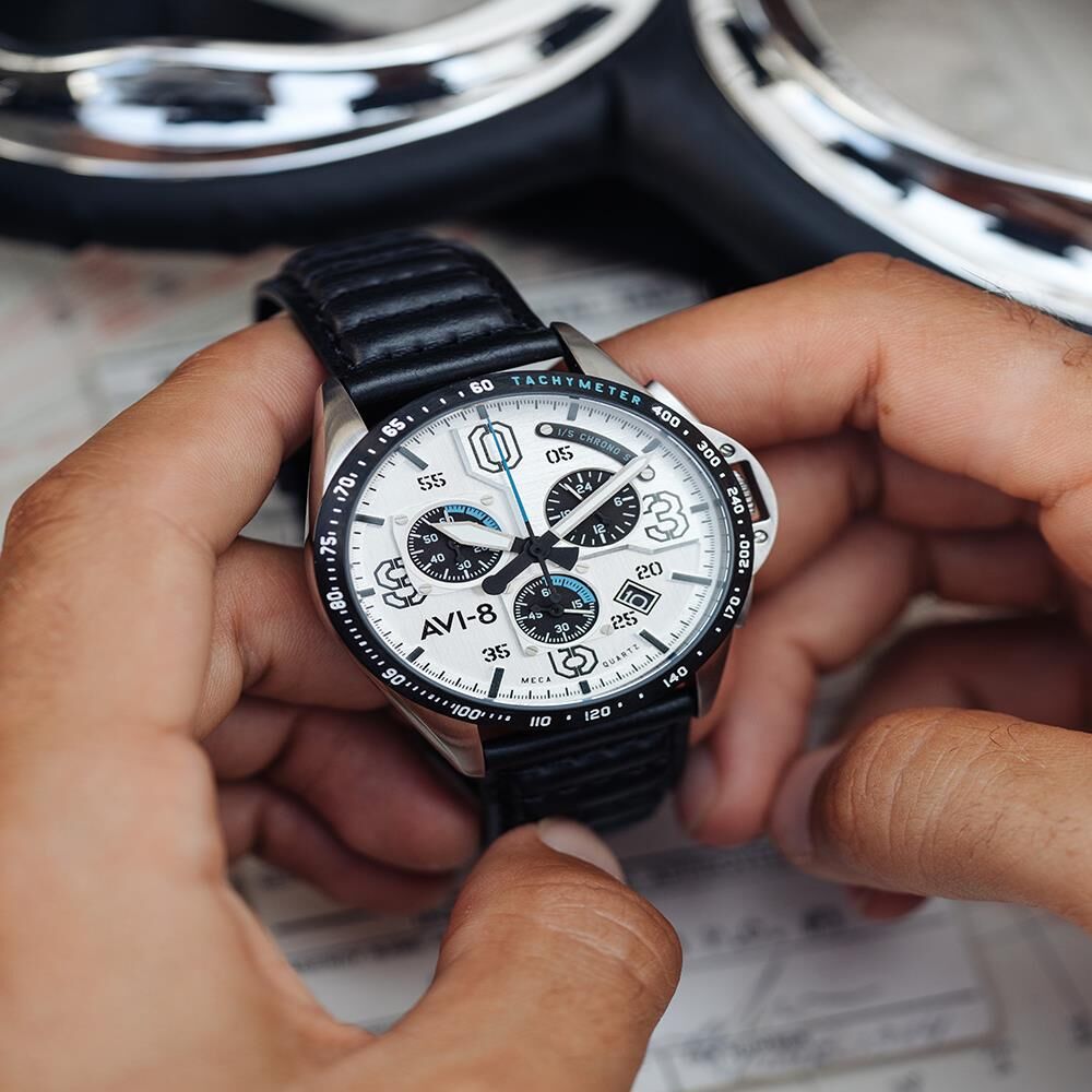 P-51 MUSTANG AV-4077-01 (Seiko VK68 Mekanizmalı) Erkek Kol Saati