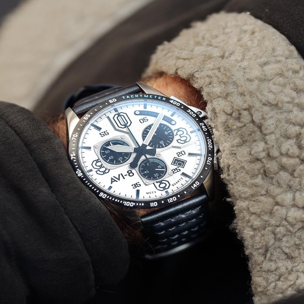 P-51 MUSTANG AV-4077-01 (Seiko VK68 Mekanizmalı) Erkek Kol Saati