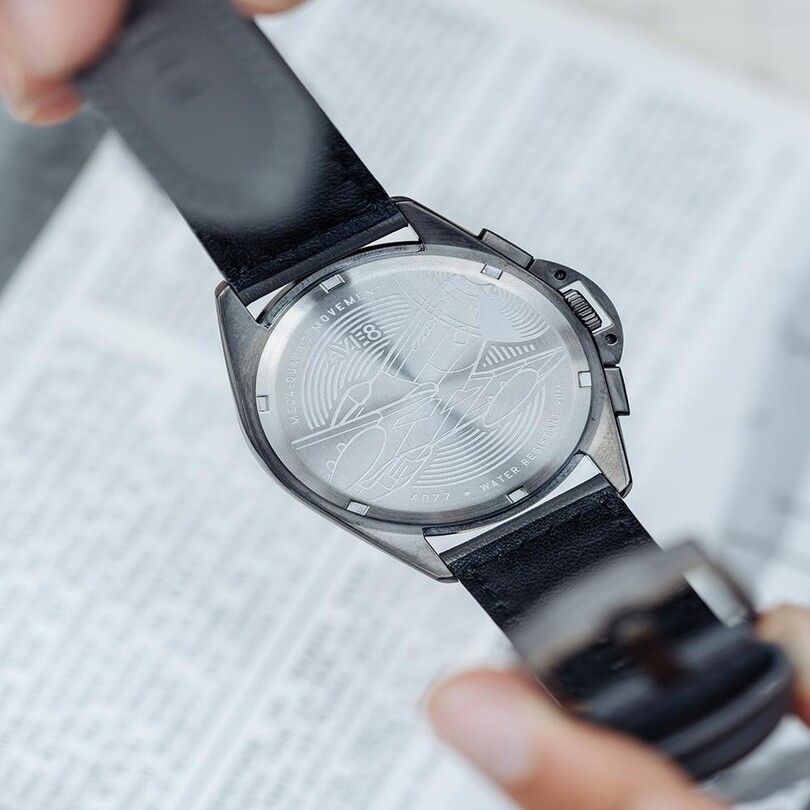 P-51 MUSTANG AV-4077-03 (Seiko VK68 Mekanizmalı) Erkek Kol Saati - Thumbnail