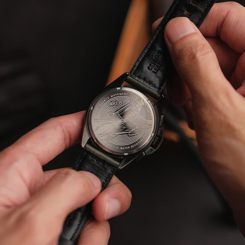 P-51 MUSTANG BLAKESLEE CHRONOGRAPH AV-4077-05 (Seiko VK68 Mekanizmalı) Erkek Kol Saati - Thumbnail
