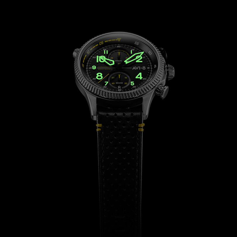 HAWKER HUNTER DUKE AV-4080-01 (Seiko VK61 Mekanizmalı) Erkek Kol Saati - Thumbnail