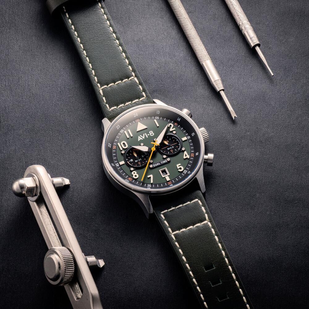 HAWKER HURRICANE AV-4088-02 (Seiko VK31 Mekanizmalı) Erkek Kol Saati