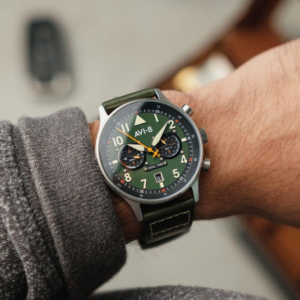 HAWKER HURRICANE AV-4088-02 (Seiko VK31 Mekanizmalı) Erkek Kol Saati