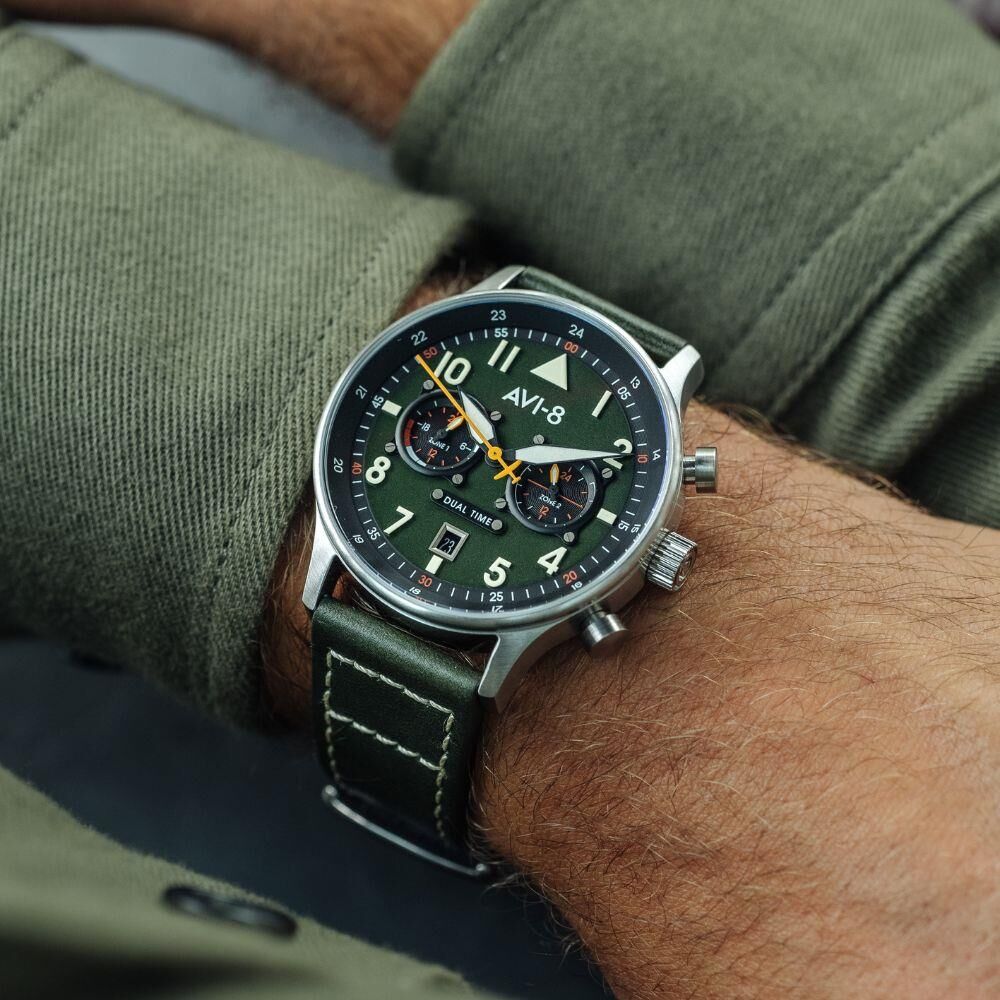 HAWKER HURRICANE AV-4088-02 (Seiko VK31 Mekanizmalı) Erkek Kol Saati