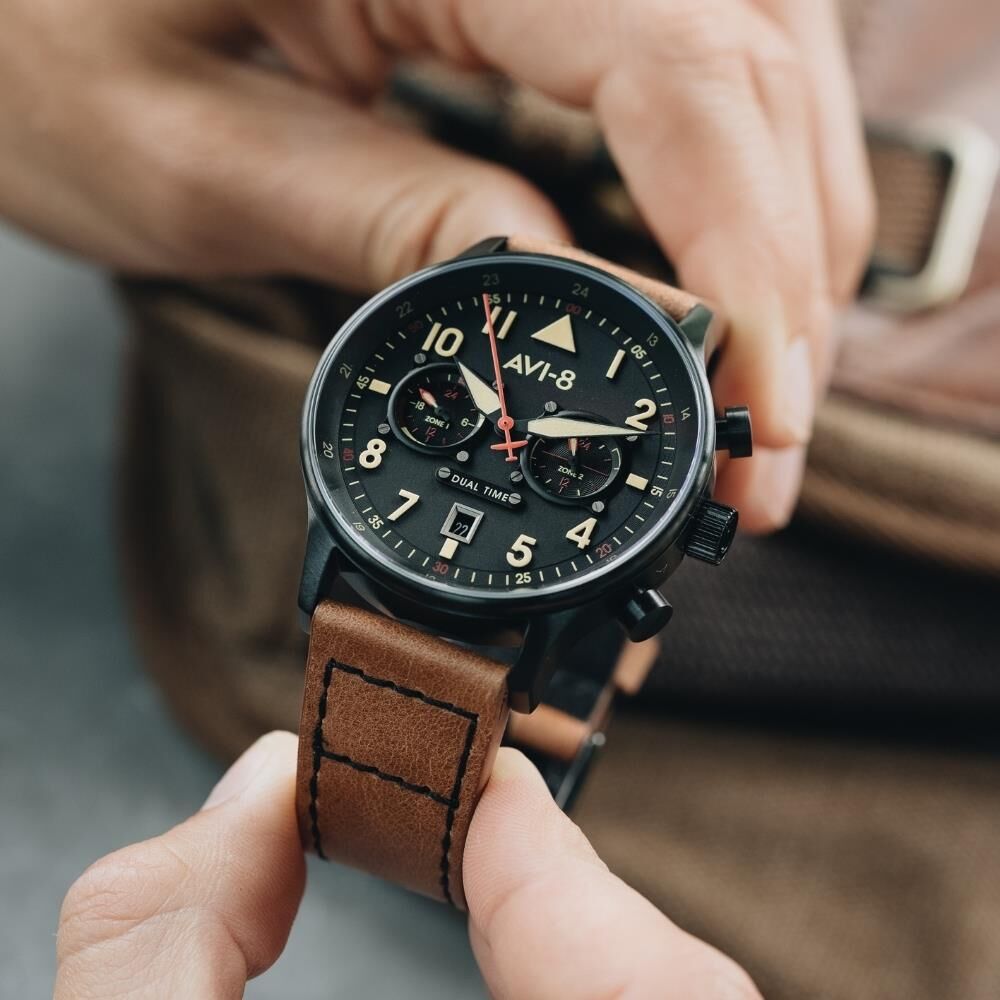 HAWKER HURRICANE CAREY AV-4088-03 (Seiko VD31 Mekanizmalı) Erkek Kol Saati