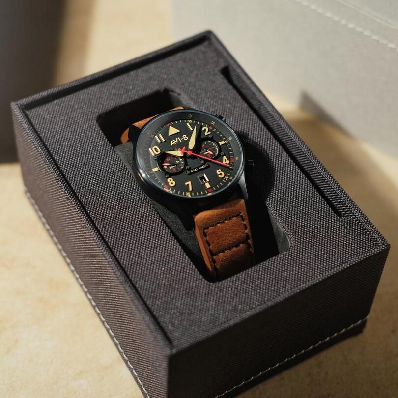 HAWKER HURRICANE CAREY AV-4088-03 (Seiko VD31 Mekanizmalı) Erkek Kol Saati - Thumbnail