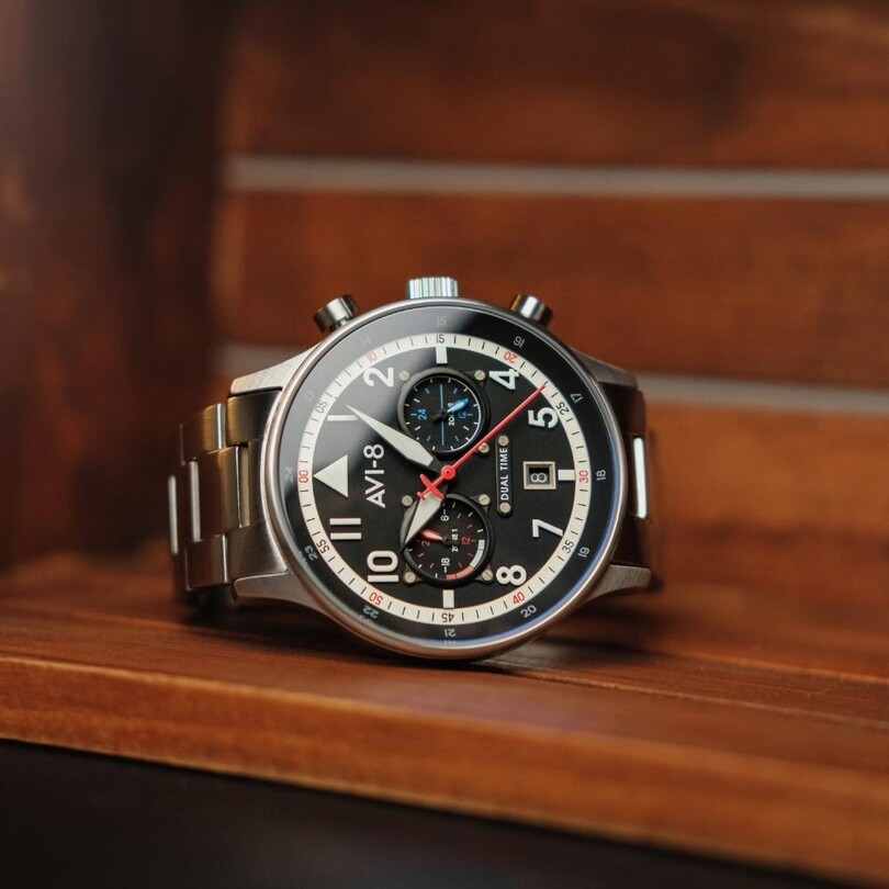 HAWKER HURRICANE CAREY AV-4088-11 (Seiko VD31 Mekanizmalı) Erkek Kol Saati - Thumbnail