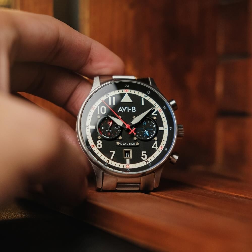 HAWKER HURRICANE CAREY AV-4088-11 (Seiko VD31 Mekanizmalı) Erkek Kol Saati