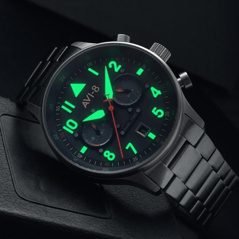 HAWKER HURRICANE CAREY AV-4088-22 (Seiko VD31 Mekanizmalı) Erkek Kol Saati - Thumbnail