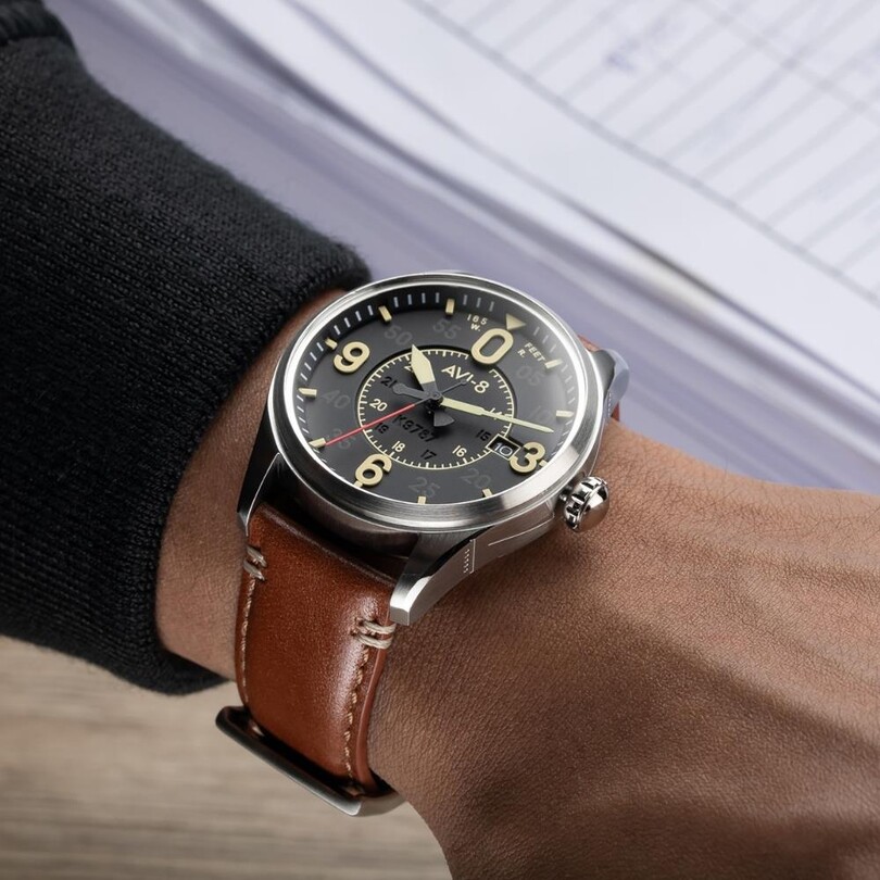 SPITFIRE SMITH AV-4090-01 Otomatik (Seiko NH35 Mekanizmalı) Erkek Kol Saati - Thumbnail