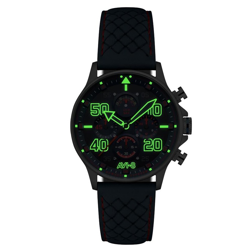 HAWKER TYPHOON CONINGHAM CHRONOGRAPH AV-4093-0C (Seiko VD56 Mekanizmalı) Erkek Kol Saati - Thumbnail