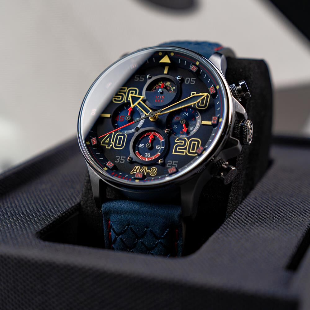 HAWKER TYPHOON CONINGHAM CHRONOGRAPH AV-4093-0C (Seiko VD56 Mekanizmalı) Erkek Kol Saati