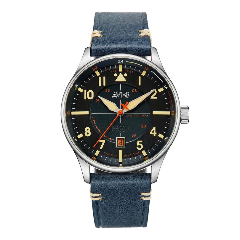 HAWKER HURRICANE KENT AV-4094-02 Otomatik (Citizen Miyota 8215 Mekanizmalı) Erkek Kol Saati - Thumbnail