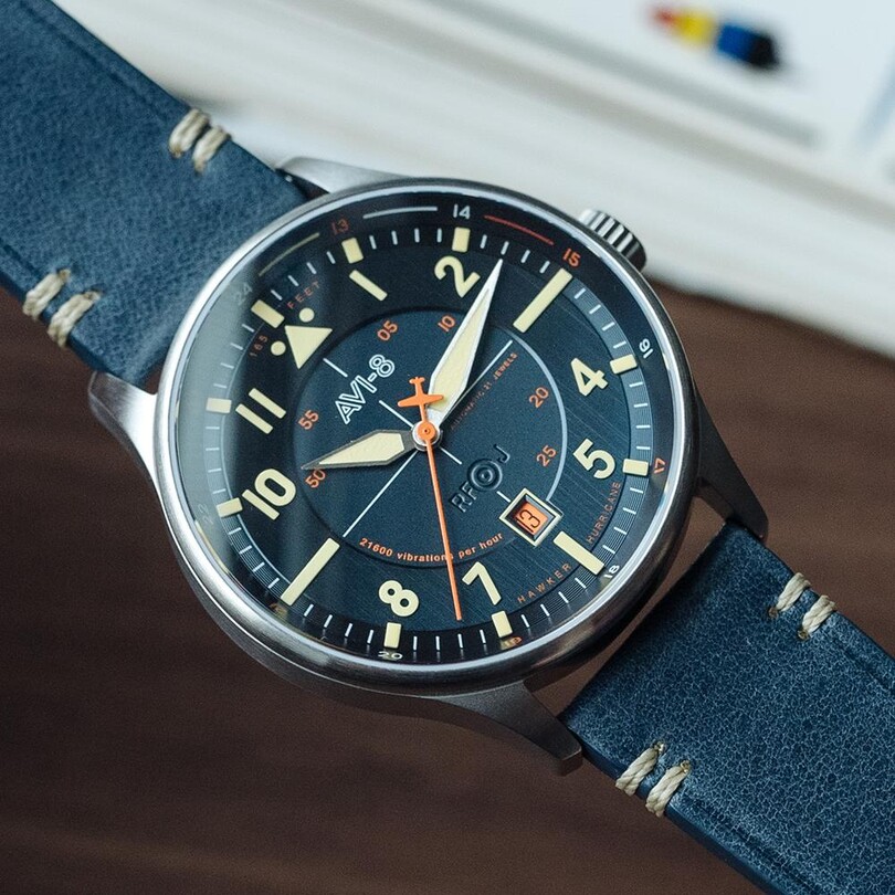 HAWKER HURRICANE KENT AV-4094-02 Otomatik (Citizen Miyota 8215 Mekanizmalı) Erkek Kol Saati - Thumbnail