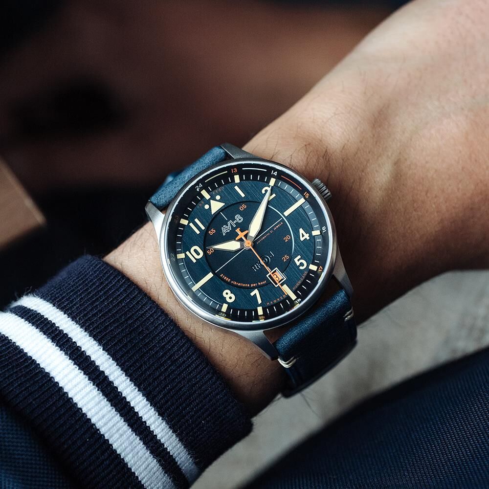 HAWKER HURRICANE KENT AV-4094-02 Otomatik (Citizen Miyota 8215 Mekanizmalı) Erkek Kol Saati