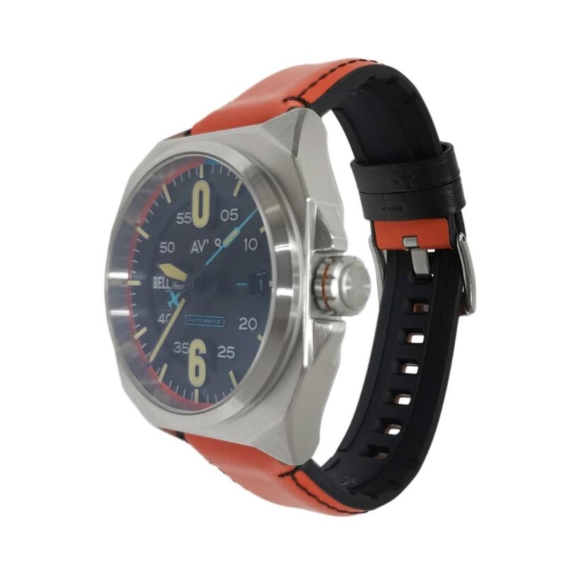 BELL X-1 MACHBUSTER AV-4115-01 Otomatik (Seiko NH35 Mekanizmalı) Erkek Kol Saati - Thumbnail