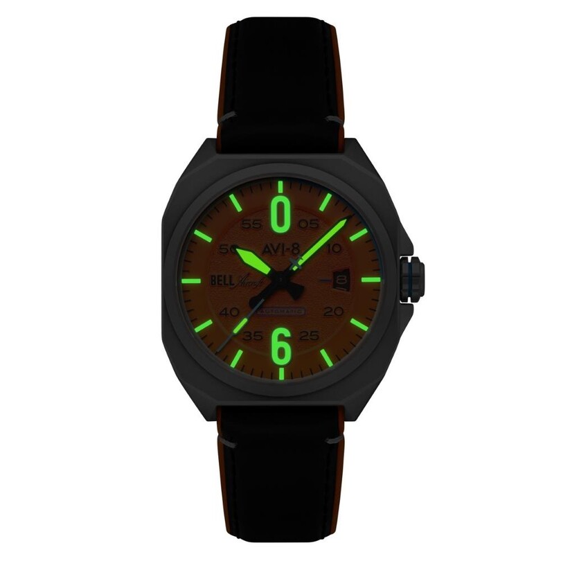 BELL X-1 MACHBUSTER AV-4115-02 Otomatik (Seiko NH35 Mekanizmalı) Erkek Kol Saati - Thumbnail