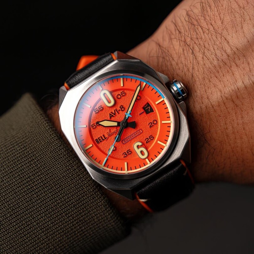 BELL X-1 MACHBUSTER AV-4115-02 Otomatik (Seiko NH35 Mekanizmalı) Erkek Kol Saati - Thumbnail