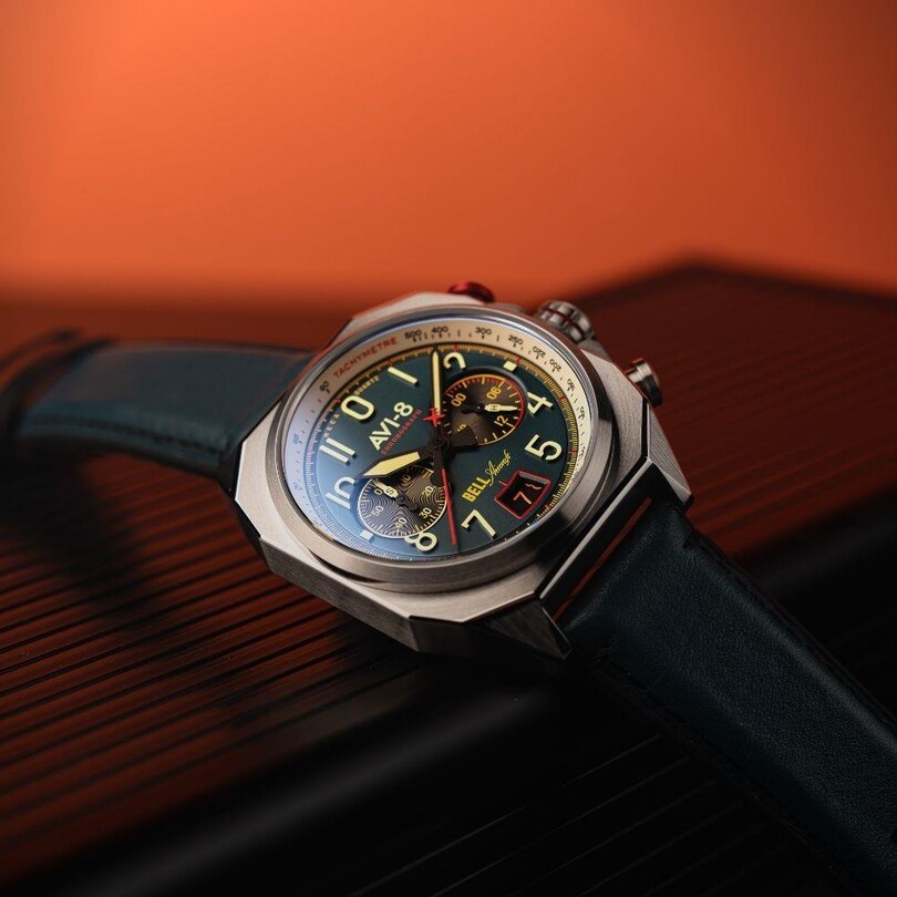 BELL X-1 MACHBUSTER AV-4118-01 (Seiko VK64 Mekanizmalı) Erkek Kol Saati - Thumbnail