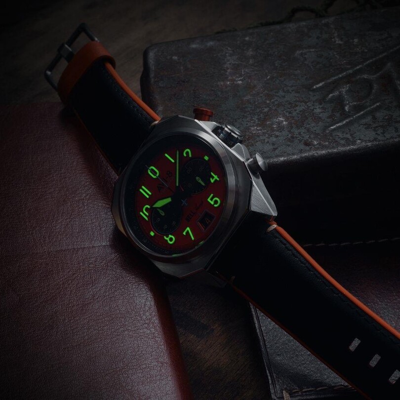 BELL X-1 MACHBUSTER AV-4118-02 (Seiko VK64 Mekanizmalı) Erkek Kol Saati - Thumbnail