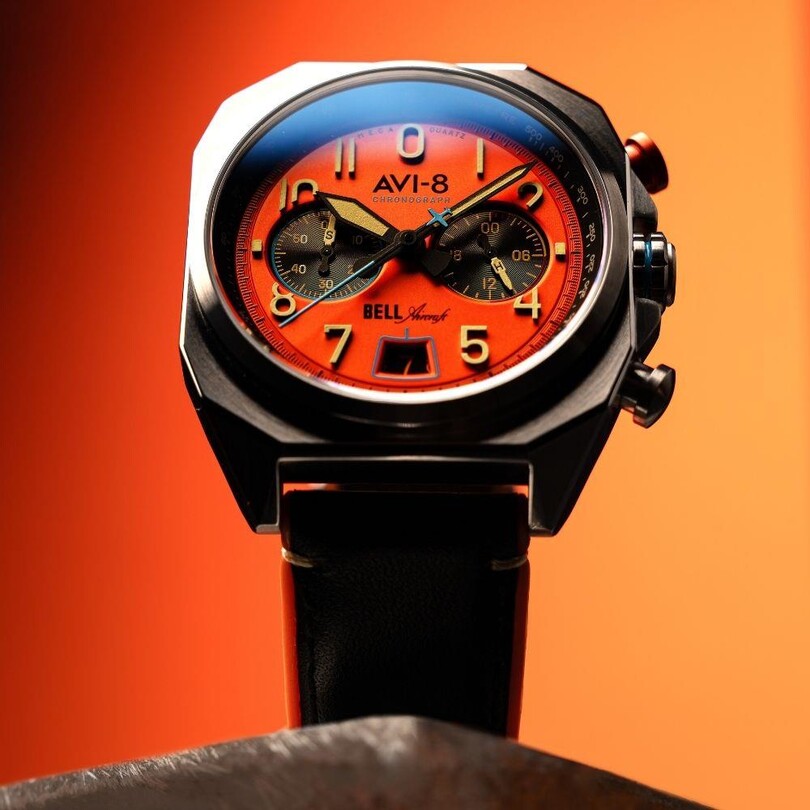 BELL X-1 MACHBUSTER AV-4118-02 (Seiko VK64 Mekanizmalı) Erkek Kol Saati - Thumbnail