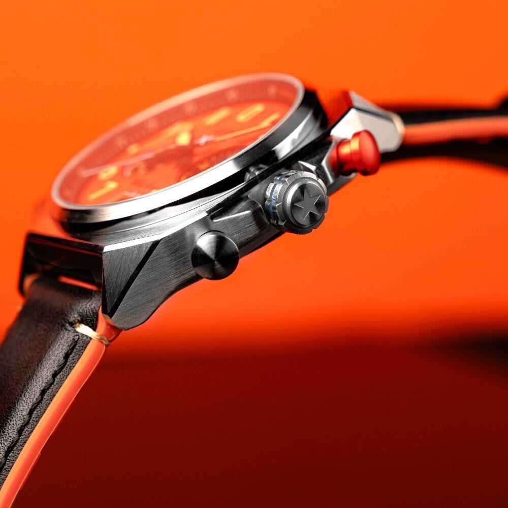 BELL X-1 MACHBUSTER AV-4118-02 (Seiko VK64 Mekanizmalı) Erkek Kol Saati