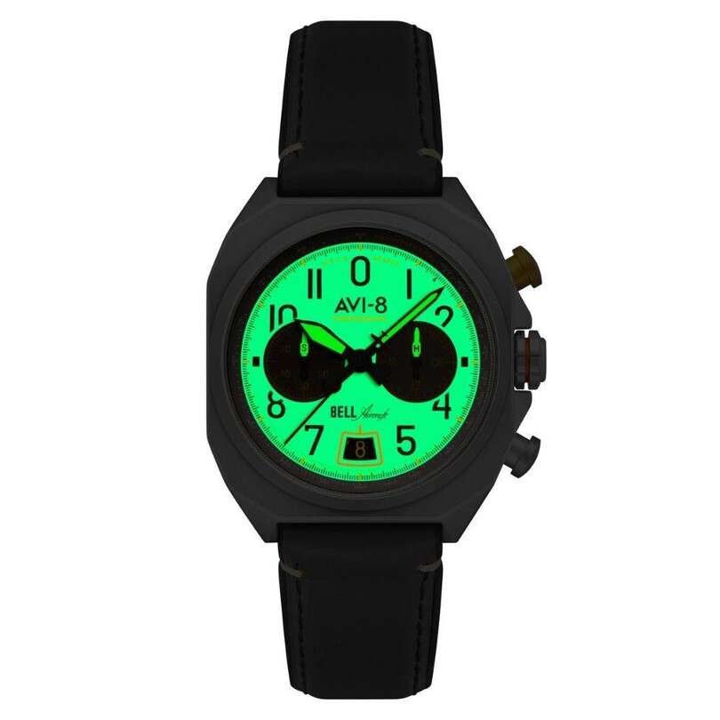 BELL X-1 MACHBUSTER AV-4118-03 (Seiko VK64 Mekanizmalı) Erkek Kol Saati - Thumbnail