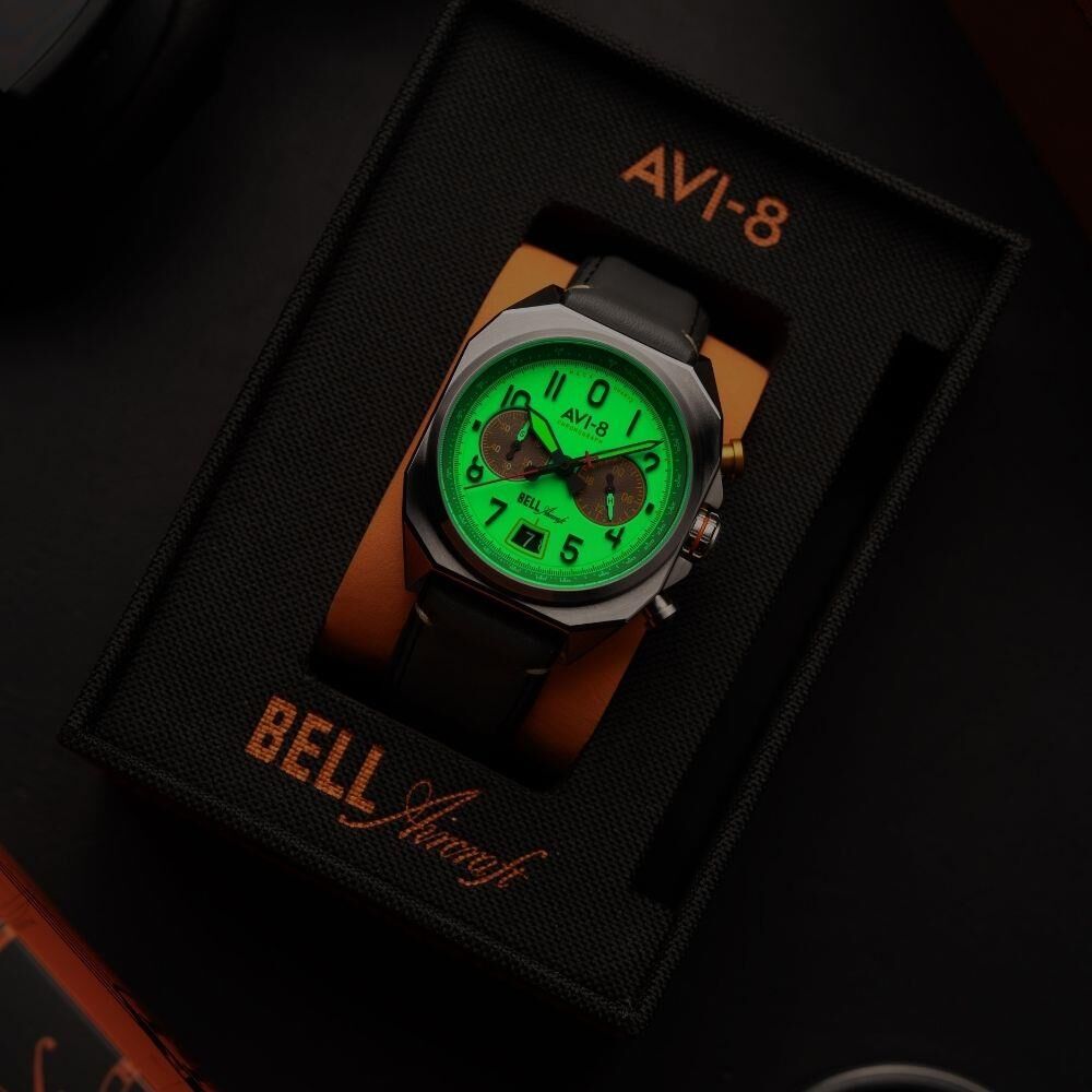 BELL X-1 MACHBUSTER AV-4118-03 (Seiko VK64 Mekanizmalı) Erkek Kol Saati