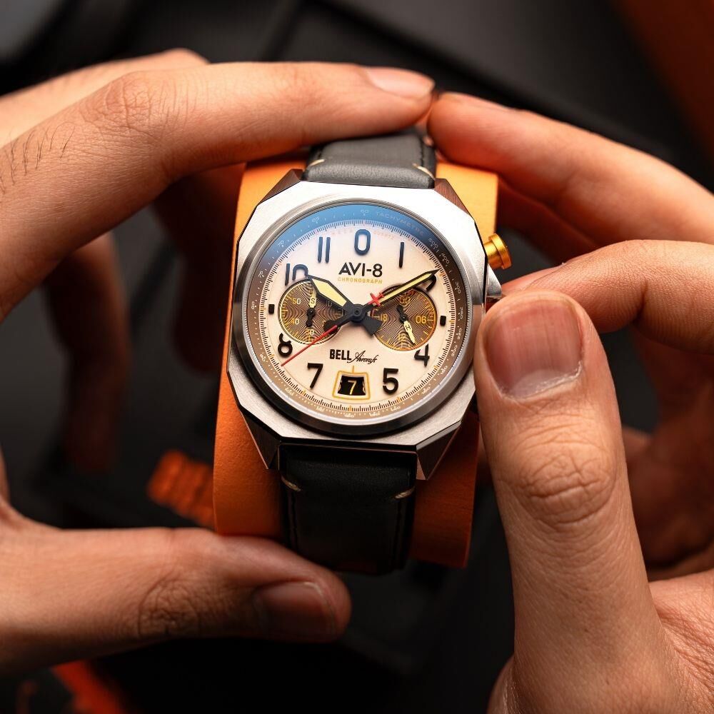 BELL X-1 MACHBUSTER AV-4118-03 (Seiko VK64 Mekanizmalı) Erkek Kol Saati