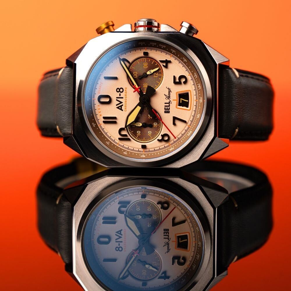 BELL X-1 MACHBUSTER AV-4118-03 (Seiko VK64 Mekanizmalı) Erkek Kol Saati