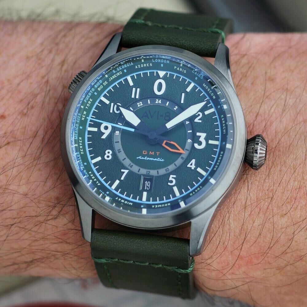 FLYBOY GMT AV-4120-05 Otomatik (Seiko NH34 Mekanizmalı) Erkek Kol Saati