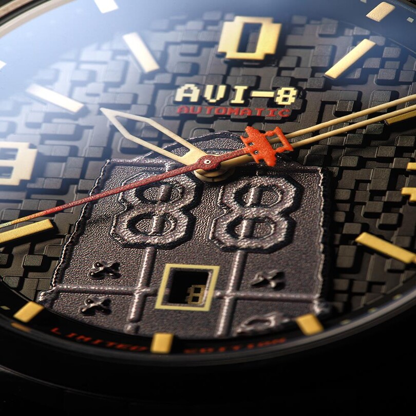 FLYBOY CAPCOM 1942 OTOMATIK PIXEL AV-4121-33 (Seiko NH35 Mekanizmalı) Erkek Kol Saati - Thumbnail