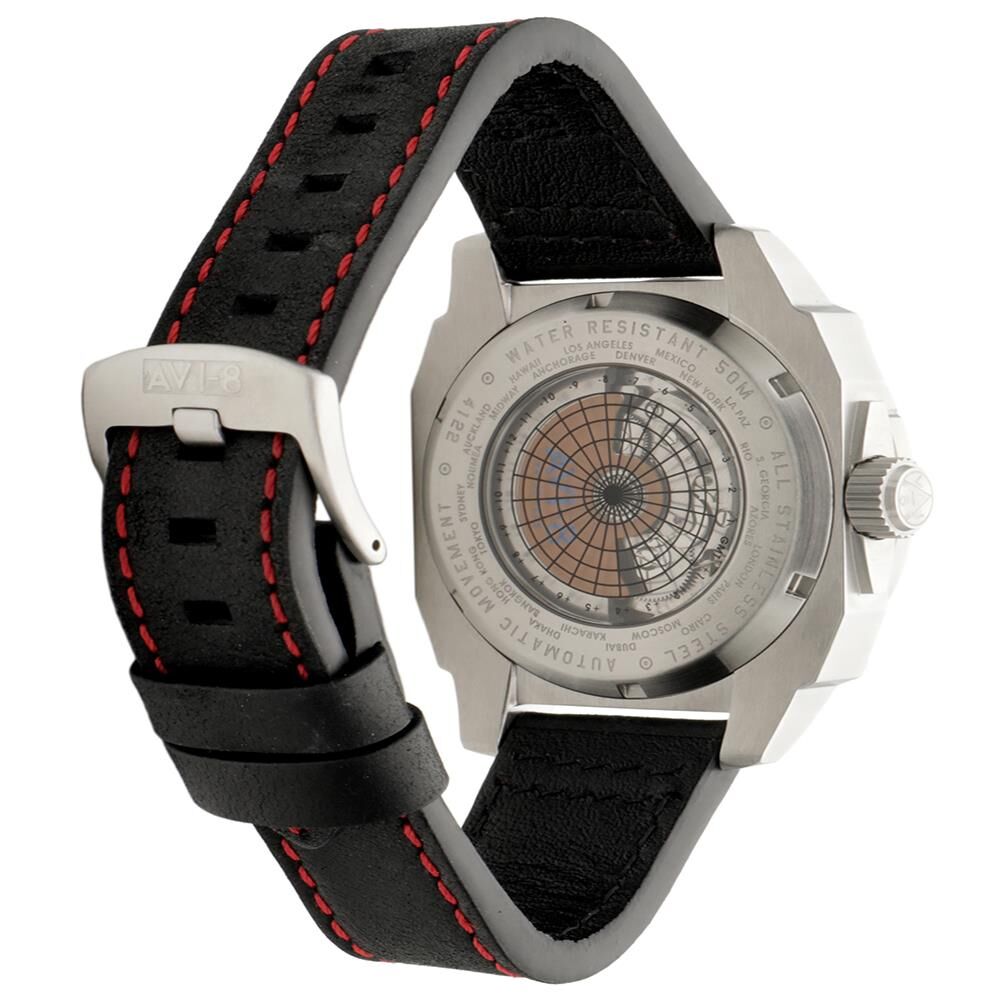 HAWKER HUNTER GMT AV-4122-01 (Seiko NH34 Mekanizmalı) Erkek Kol Saati