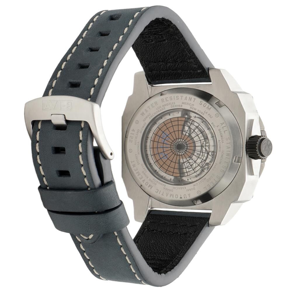 HAWKER HUNTER GMT AV-4122-05 (Seiko NH34 Mekanizmalı) Erkek Kol Saati