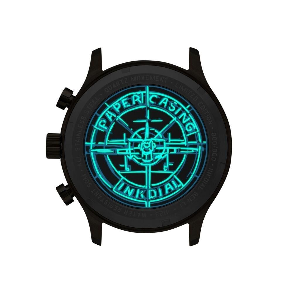 HAWKER HURRICANE INKDIAL CHRONOGRAPH LIMITED EDITION AV-4123-01 (Seiko VD57 Mekanizmalı) Erkek Kol Saati