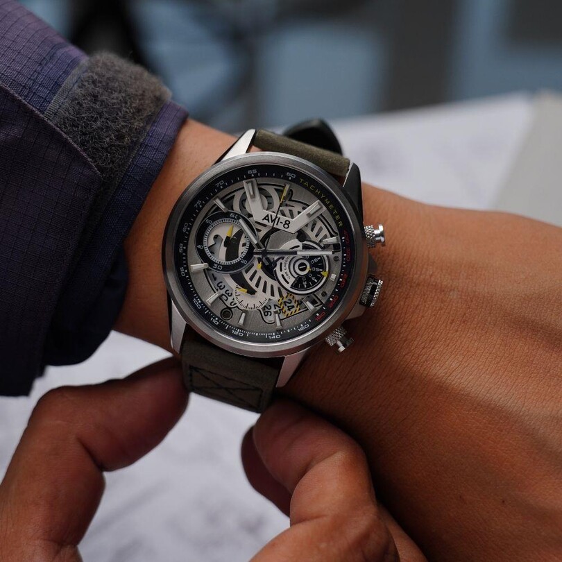 HAWKER HARRIER AV-4125-01 (Citizen Miyota 6S29 Mekanizmalı) Erkek Kol Saati - Thumbnail