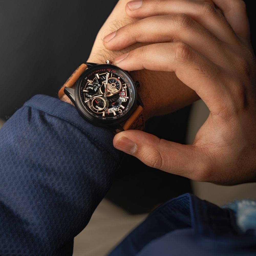 HAWKER HARRIER AV-4125-02 (Citizen Miyota 6S29 Mekanizmalı) Erkek Kol Saati