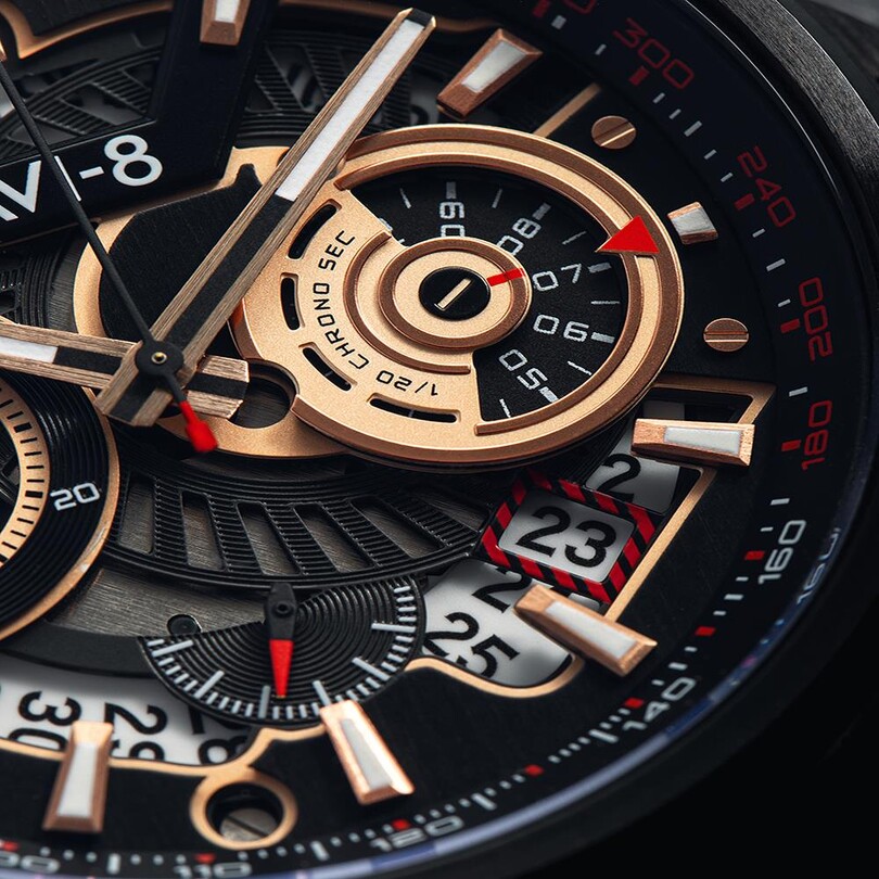 HAWKER HARRIER AV-4125-02 (Citizen Miyota 6S29 Mekanizmalı) Erkek Kol Saati - Thumbnail