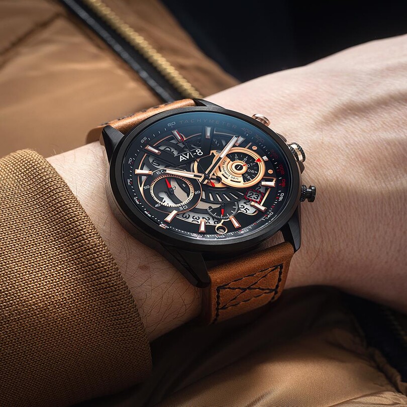 HAWKER HARRIER AV-4125-02 (Citizen Miyota 6S29 Mekanizmalı) Erkek Kol Saati - Thumbnail