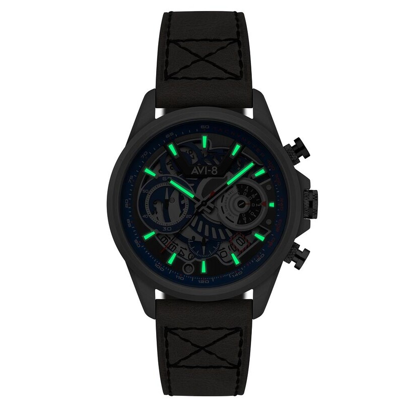 HAWKER HARRIER AV-4125-03 (Citizen Miyota 6S20 Mekanizmalı) Erkek Kol Saati - Thumbnail