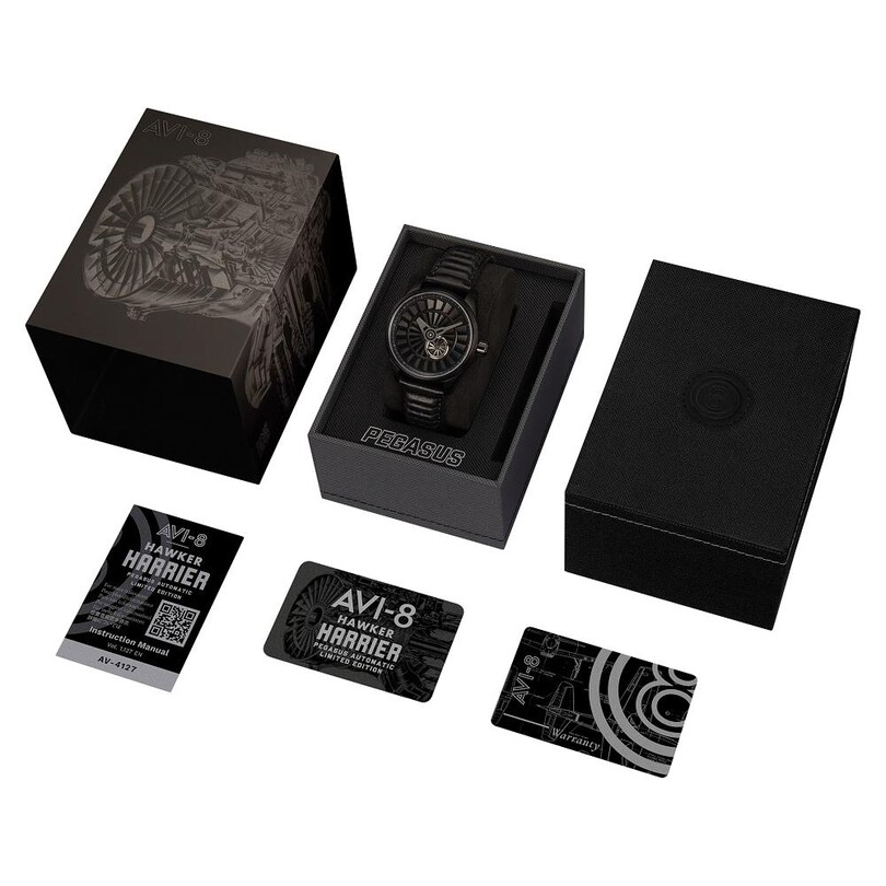 HAWKER HARRIER PEGASUS AUTOMATIC LIMITED EDITION AV-4127-01 (Miyota 8245 Mekanizmalı) Erkek Kol Saati - Thumbnail