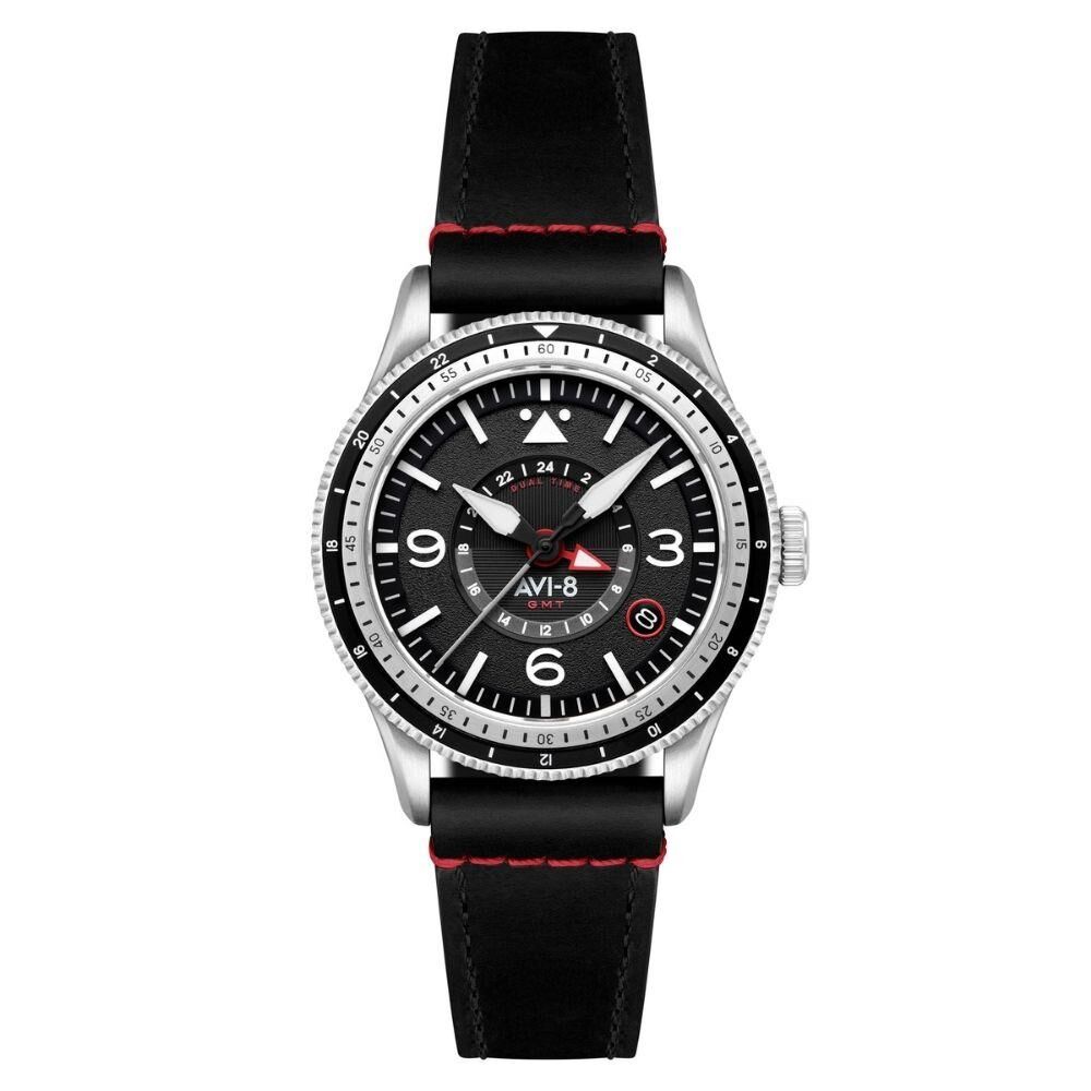 FLYBOY AIRMASTER GMT AV-4128-01 (Seiko NH34 Mekanizmalı) Otomatik Erkek Kol Saati