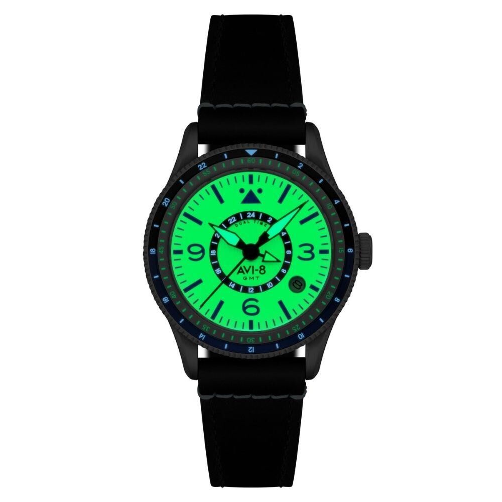 FLYBOY AIRMASTER GMT AV-4128-02 (Seiko NH34 Mekanizmalı) Otomatik Erkek Kol Saati