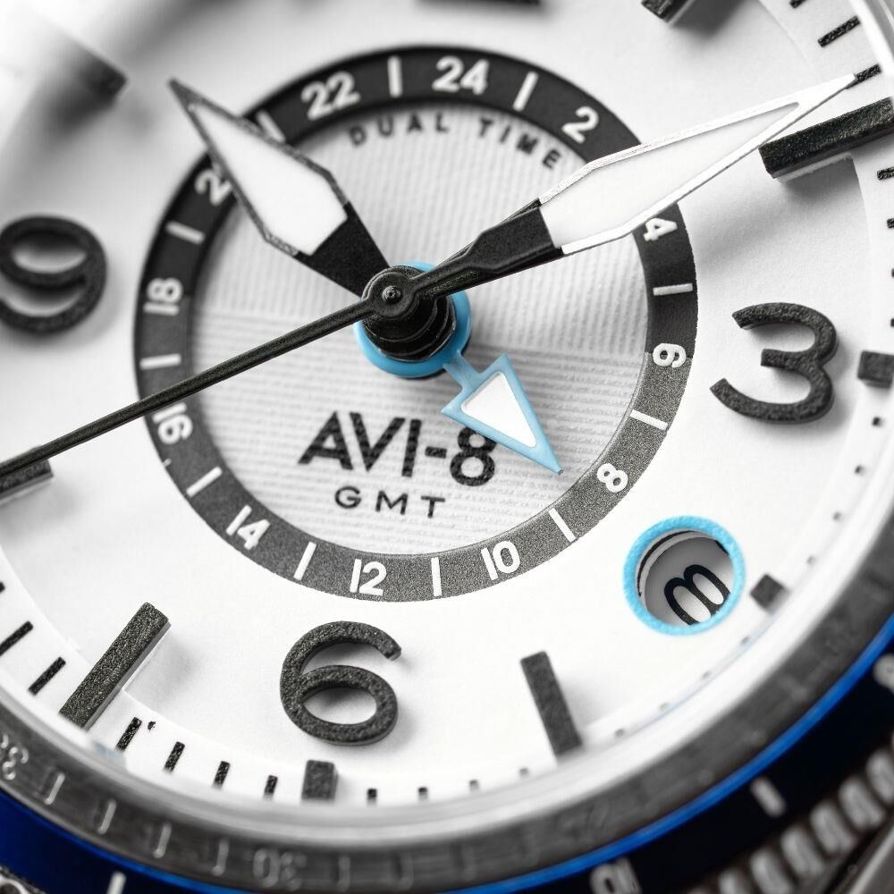 FLYBOY AIRMASTER GMT AV-4128-02 (Seiko NH34 Mekanizmalı) Otomatik Erkek Kol Saati