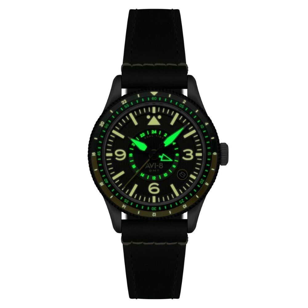 FLYBOY AIRMASTER GMT AV-4128-03 (Seiko NH34 Mekanizmalı) Otomatik Erkek Kol Saati