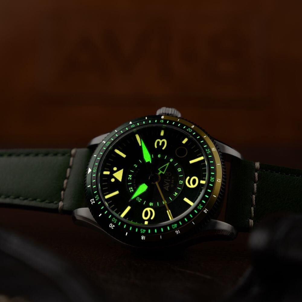FLYBOY AIRMASTER GMT AV-4128-03 (Seiko NH34 Mekanizmalı) Otomatik Erkek Kol Saati