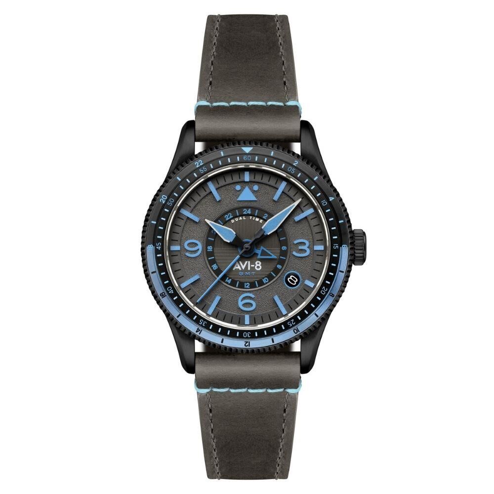 FLYBOY AIRMASTER GMT AV-4128-05 (Seiko NH34 Mekanizmalı) Otomatik Erkek Kol Saati